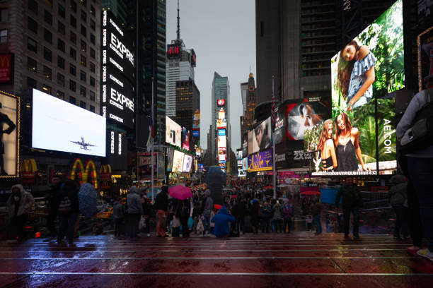 紐約時代廣場 - times square billboard 個照片及圖片 檔