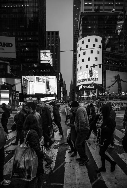 紐約時代廣場 - times square billboard 個照片及圖片檔