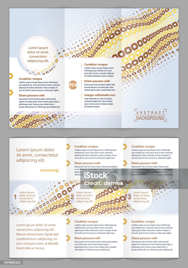 Generic Leaflet Example Leaflet Design Example Stock Illustration - Download Image Now ...