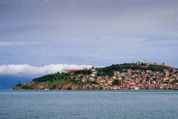 istock Vibrant panorama on Ohrid Lake 1070584462