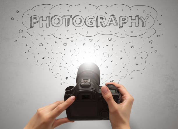 istock Hand photo shooting with message cloud concept 1070590362