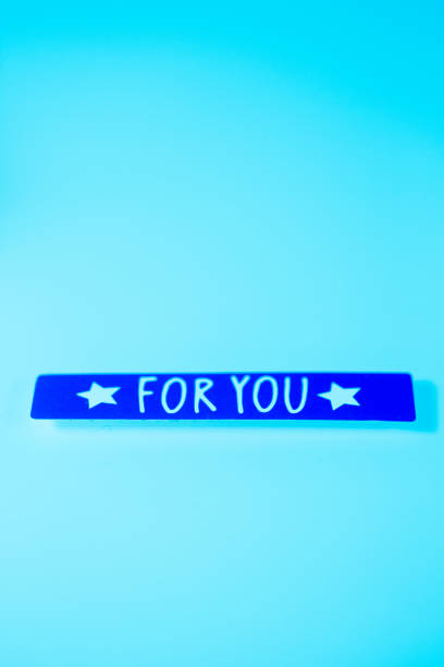 istock For You birthday party gift message greeting logo with copy space. 1070600196