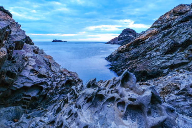 Cap de Creus Black Shoreline overlooking Ocean
