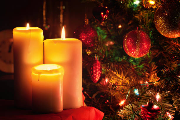 istock Christmas Decoration candles 1070614956
