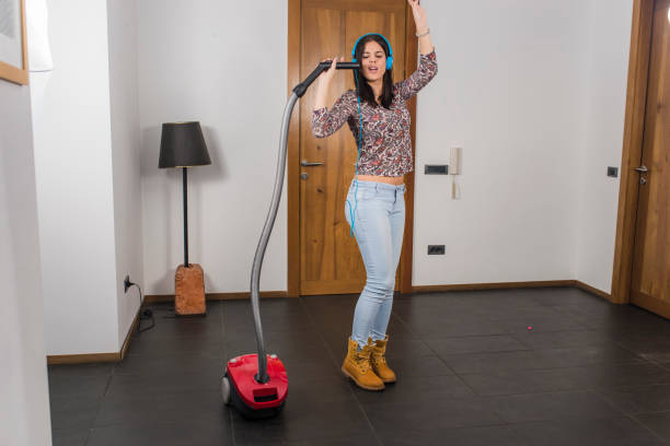 istock Attractive Young Musical Housewife. 1070623558
