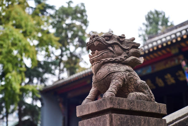 istock Ancient Chinese sacred stone carving 1070639244