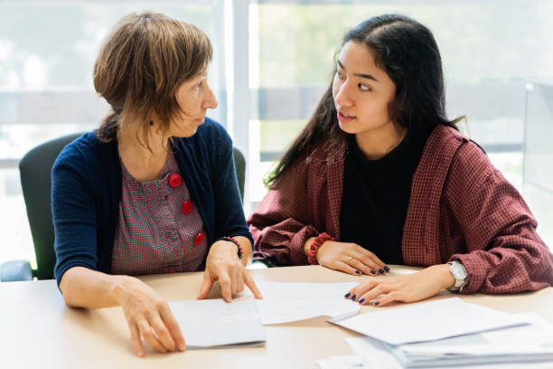 istock Counselling appointment for College student. 1070641282