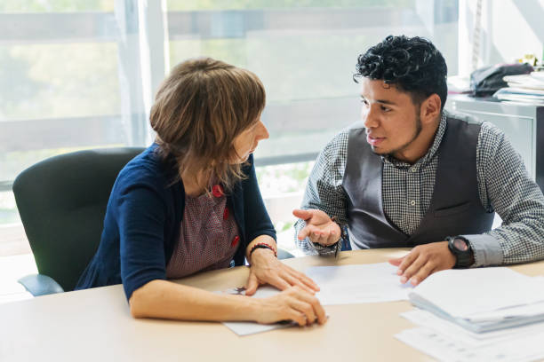 istock Counselling appointment for College student. 1070643778