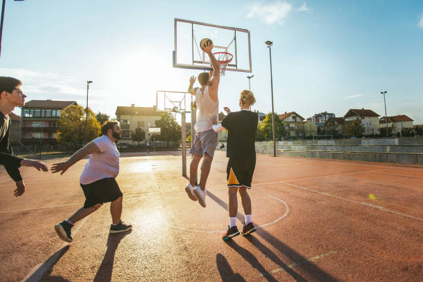istock Taking Closer Shot On Basketball Court 1070647176