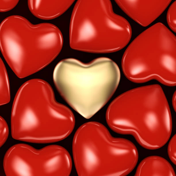 istock 3D rendering background of hearts 1070673982