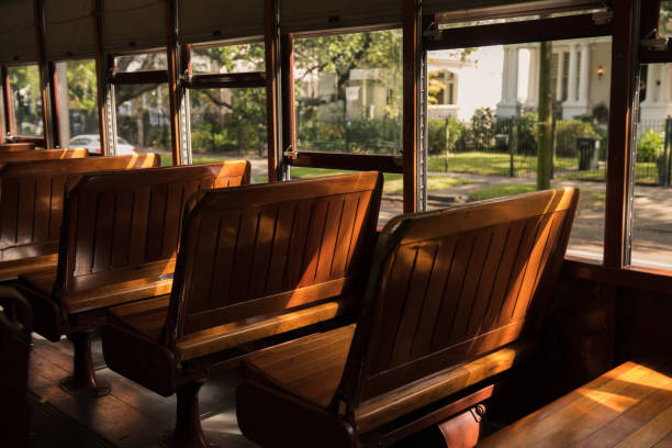 New Orleans street car benches