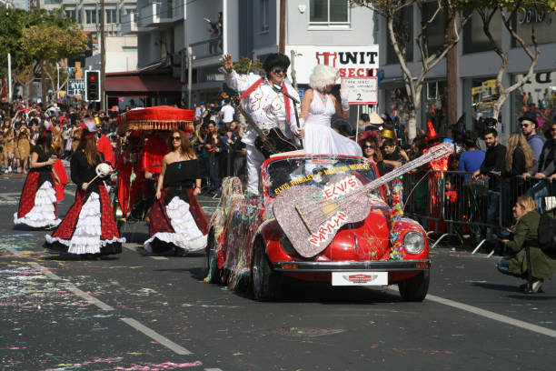 festival de carnaval de limassol (karnavali lemesou) 2017 - marilyn monroe fotografías e imágenes de stock