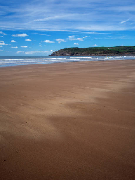 Beach beach scenes of Croyde bay in North Devon on the English coast Beautiful beach scenes at Croyde bay in Devon , England croyde bay photos stock pictures, royalty-free photos & images