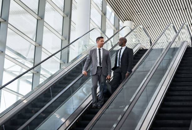 istock Discussing topics to bring up in the meeting 1070699234