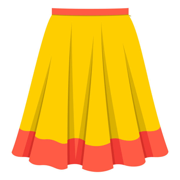 skirt Illustrationen visar en kjol skirt stock illustrations