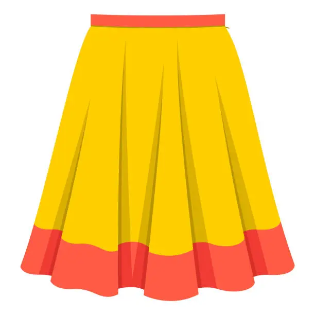 Vector illustration of skirt
