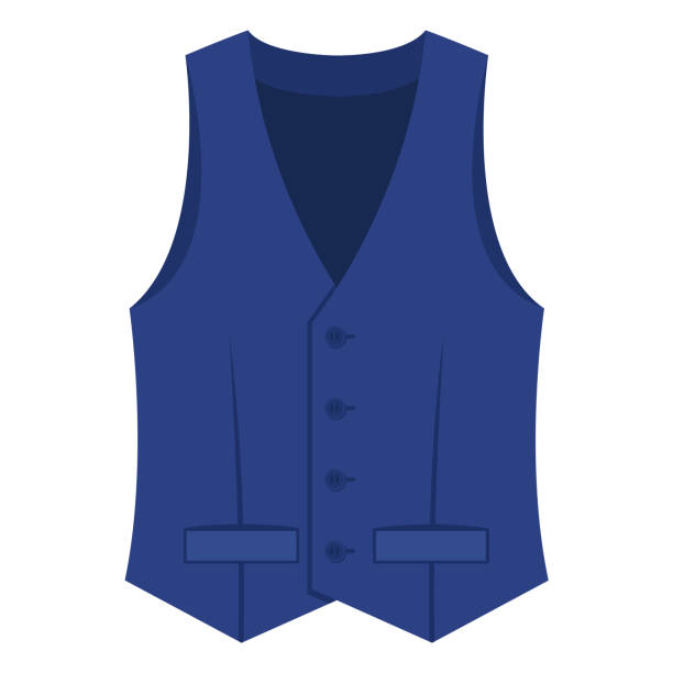 barat - rompi ilustrasi stok