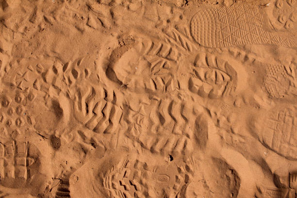 istock Footprints in the desert sand, Moab Arches NP 1070715300