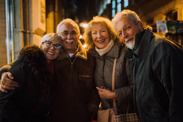 istock Group of mature friends 1070716010