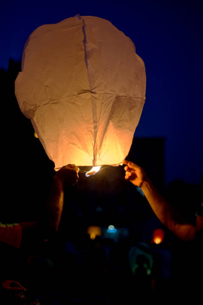 istock Let the Chinese paper lantern fly 1070727306