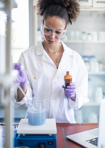 Scientist Working in The Laboratory