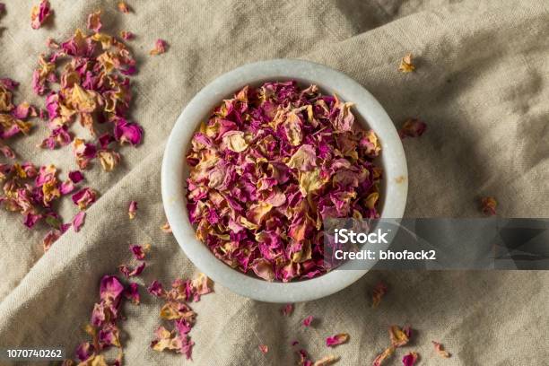 Raw Dry Organic Rose Petals Stock Photo - Download Image Now - Dry, Rose  Petals, Dried Food - iStock