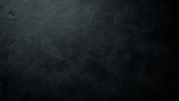 istock Black stone background. Top view. Free copy space. 1070747904