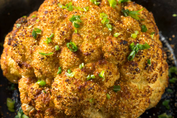 istock Homemade Whole Roasted Caulfilower 1070751366
