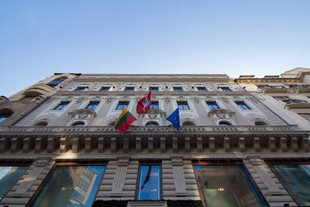 istock Palace - a magnificent old building in extreme perspective 1070753172