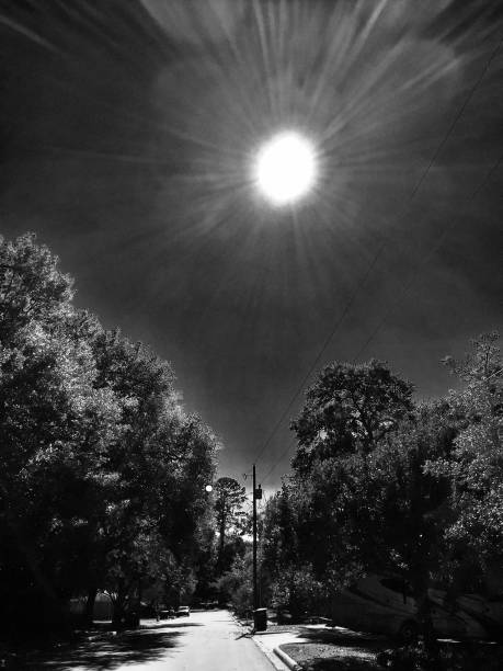 istock Small, Rural American Town, in Black & White 1070753694