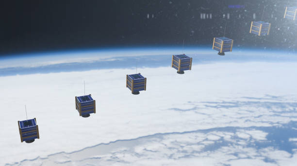 istock Nano satellite or nanosat communication global connected tecnology network 1070760584