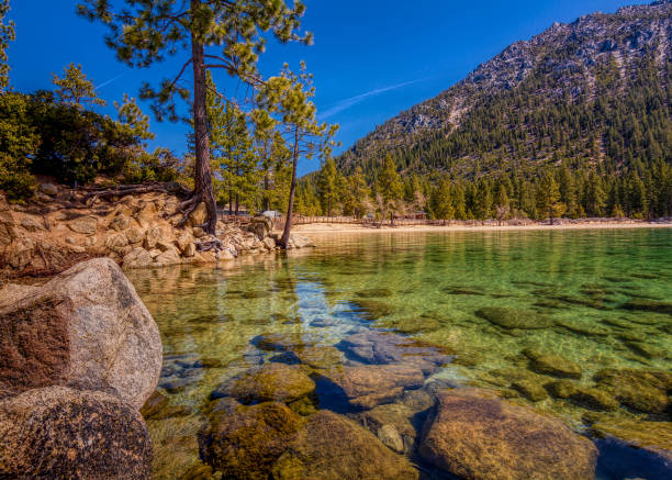 istock Sand Harbor shores, Lake Tahoe, long exposure 1070760886