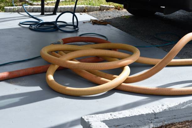 istock Industrial carpet cleaning hose 1070762616