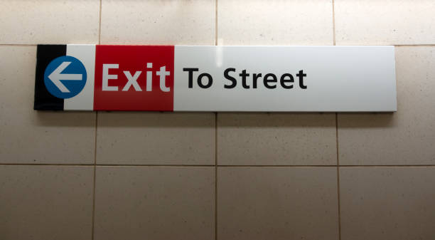 istock Sign in subway station 1070763936