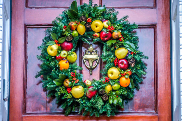 istock Fruitful Christmas Wreath 1070766104