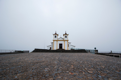 Church basilica shrine of Our Lady of Mercy, in the Piedade mountain range in the city of Caeté, state of Minas Gerais - patron of the state of Minas Gerais