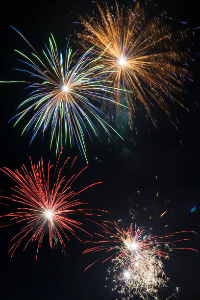 istock A fireworks display against the night sky in Brazil 1070790404