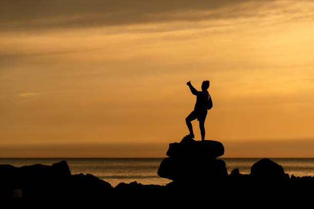 istock Woman silhouette, freedom concept 1070819290