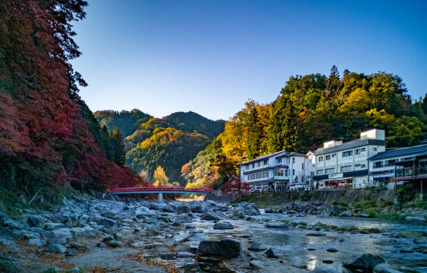 istock Autumn leaves at Korankei 1070821922