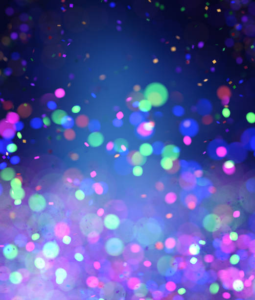 istock Abstract colorful blurred lights for festive background design 1070832156