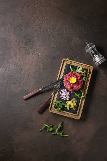 istock Beef tartare with quail egg 1070844050