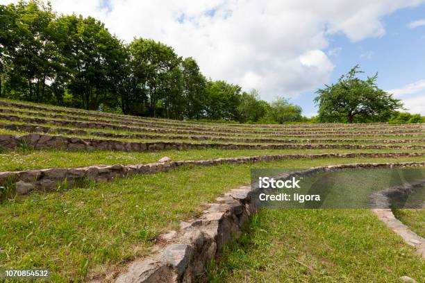 Stone Structure Stock Photo - Download Image Now - Amphitheater, Balance, Beauty