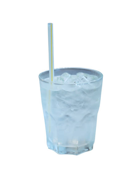istock Water ice in the glass on a white background. 1070877010