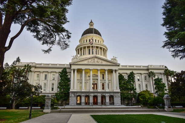 edificio della capitale sacramento - california state capitol building foto e immagini stock