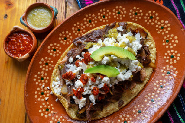 istock Mexican huarache of cecina beef 1070883104
