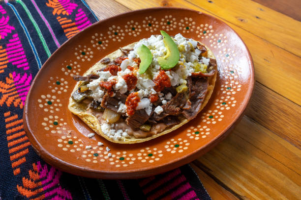 istock Mexican huarache of cecina beef 1070885272