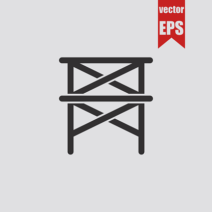 Scaffold icon.Vector illustration.