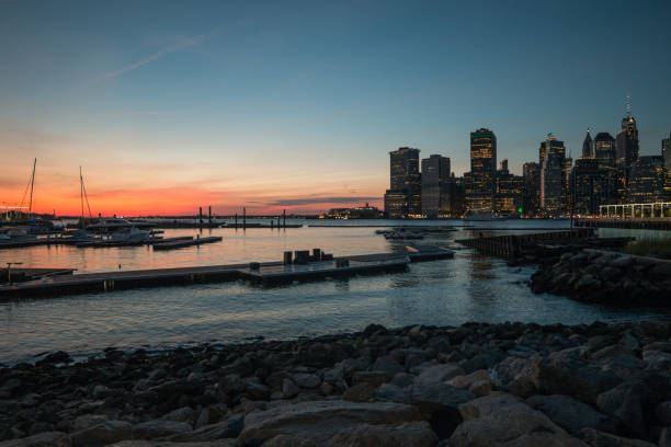 istock Lower Manhattan at sunset, NYC 1070887102
