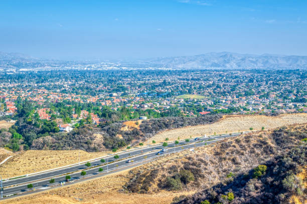 istock City and road near forest 1070893378