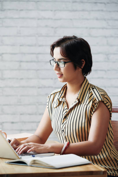istock Businesswoman working on laptop 1070894444
